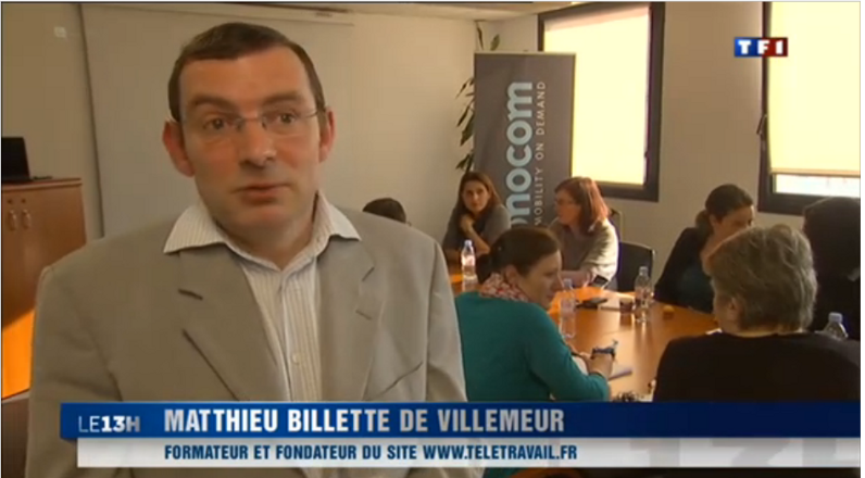 Interview de Matthieu Billette de Villemeur au journal Télévisé sur TF1, le 7 mars 2013